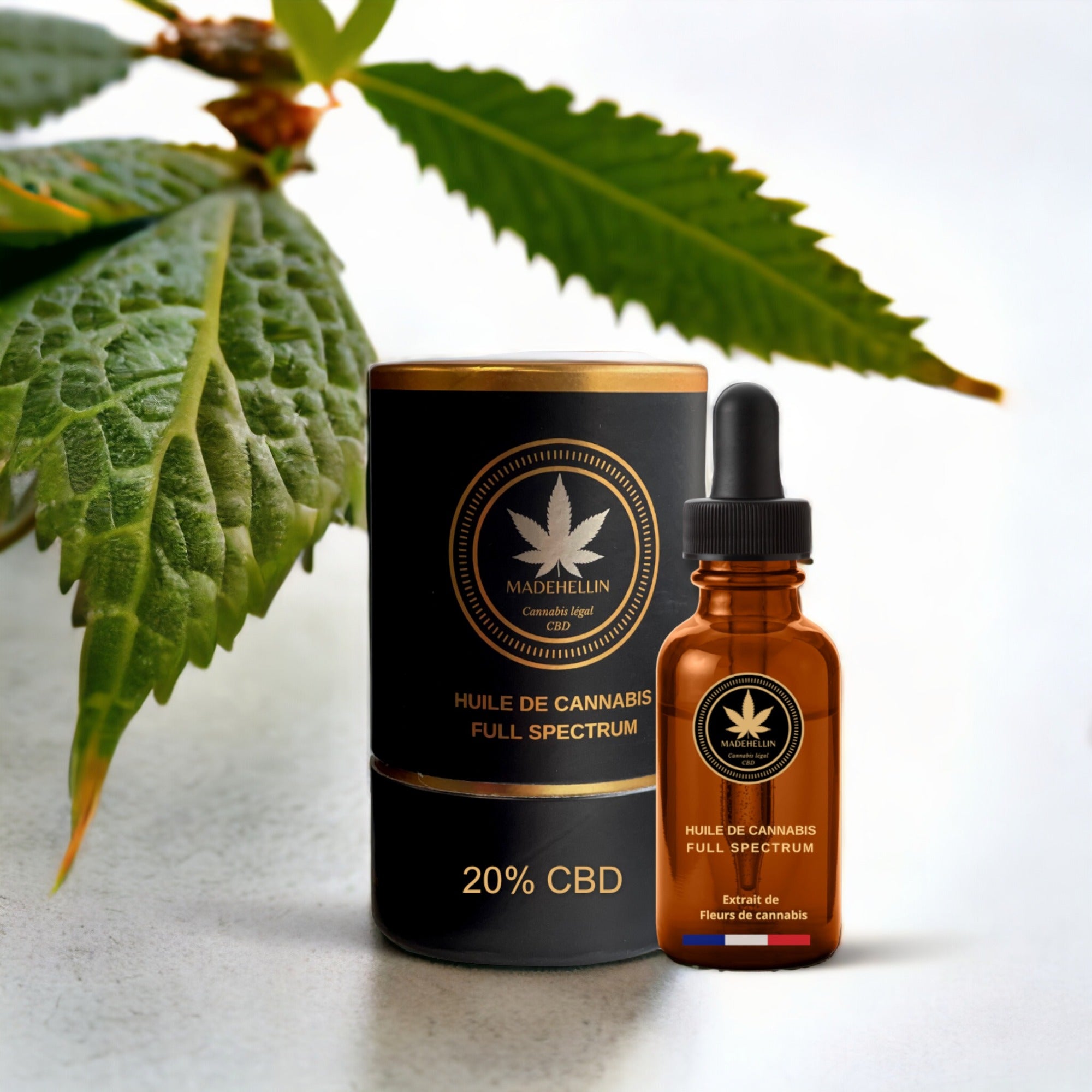 Full Spectrum 20% CBD Oil from Madehellin - Power and Well-being