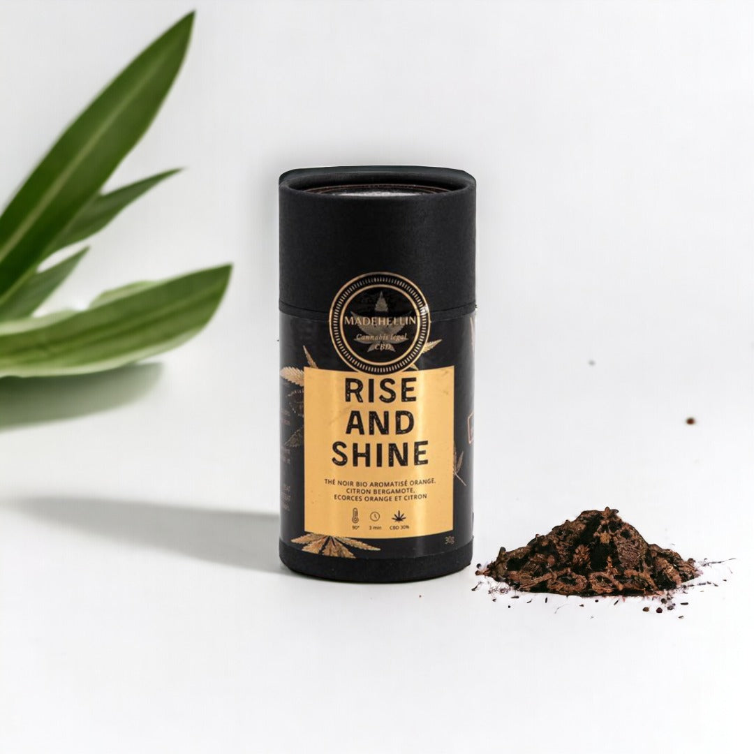 RISE & SHINE BLACK TEA 30% CBD